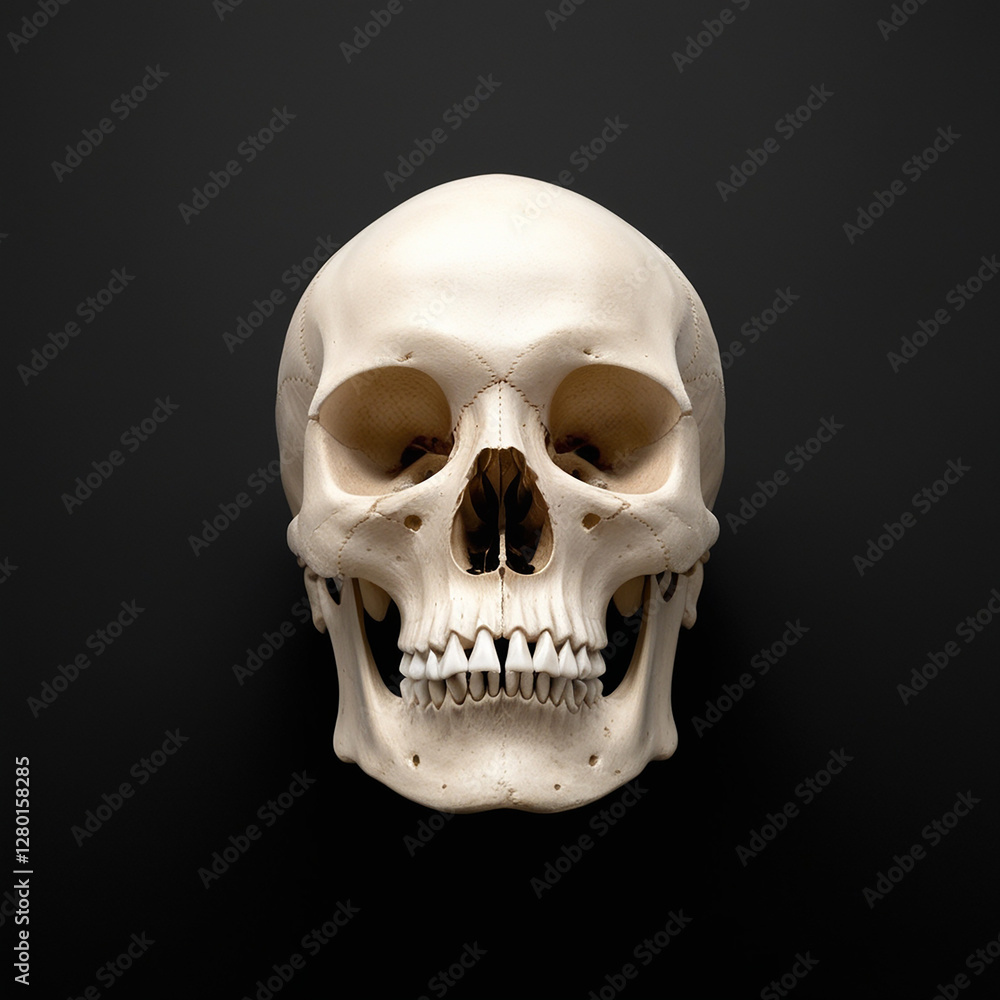 Obraz premium skull on black