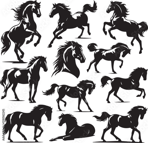 Horse Silhouettes Collections