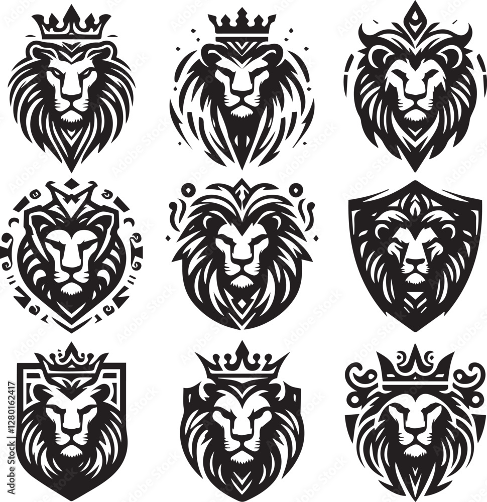 Lion Head Logo Designs Lion Head Logo Designs