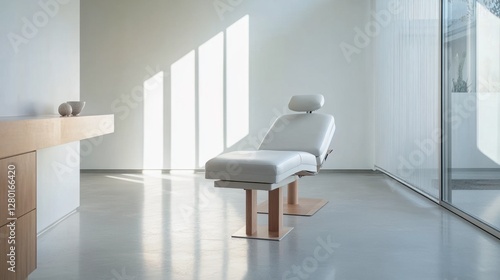 Nerve therapy treatment in a modern wellness center with a trained therapist. Featuring comfort and healing
