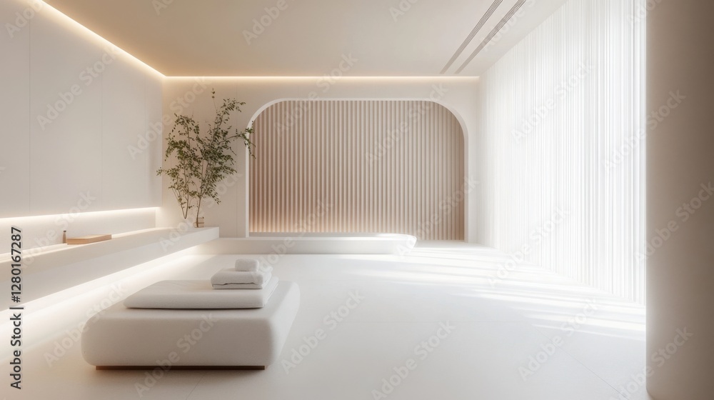 Fototapeta premium Nerve therapy treatment in a modern wellness clinic. Featuring healing and recovery