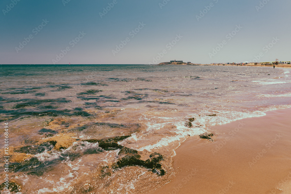 summer day at the beach in Sicily