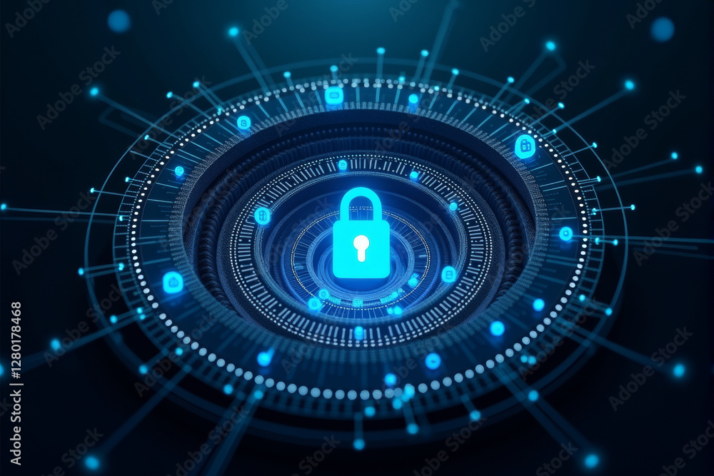 A layered digital vortex with AI-powered encryption elements, symbolizing cybersecurity, blockchain, and data protection technology.. A layered digital vortex with AI-powered encryption elements, symbolizing cybersecurity, blockchain, and data protection technology..