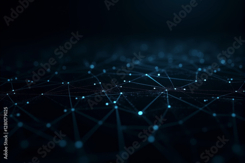 A dynamic AI data stream background with glowing particles, abstract patterns, and futuristic flowing digital elements...