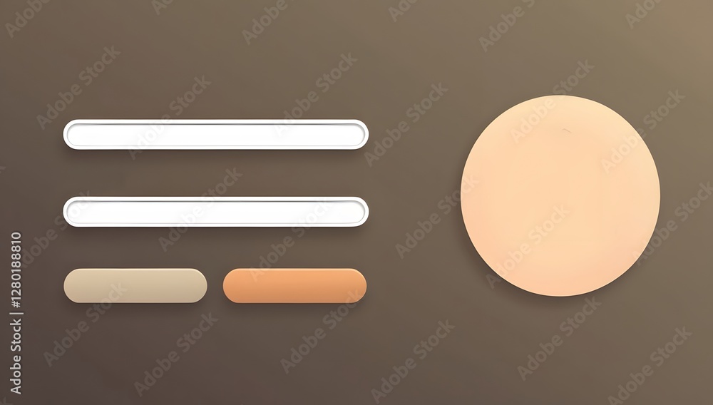 login form with login and password icons for web interface design interface must have a medium tone color scheme, presenting input fields
login form with login and password icons for web interface design interface must have a medium tone color scheme, presenting input fields