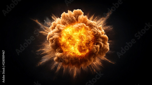 Fiery Explosion photo