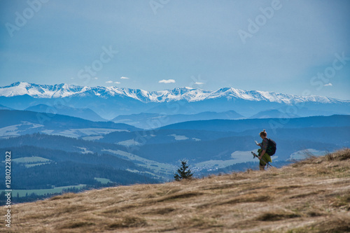 Fototapeta Naklejka Na Ścianę i Meble -  Beskidy Mountains travel