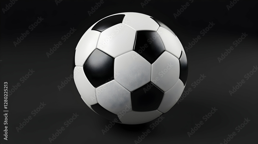Naklejka premium soccer ball 3D isolated