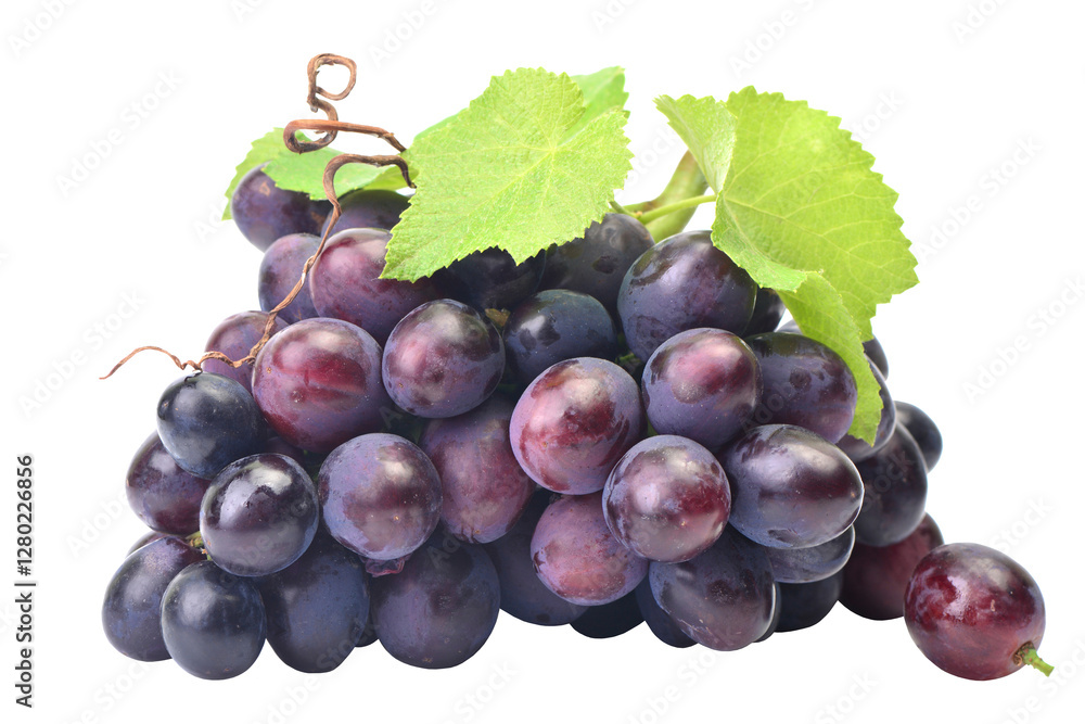 Fototapeta premium Bunch of grapes isolated on white