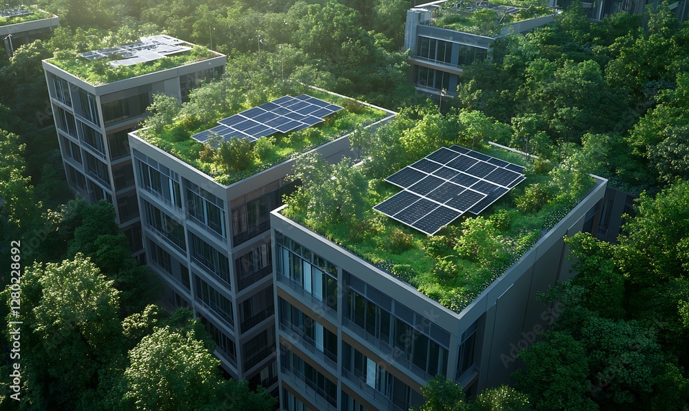 Image of a skyscraper in a sustainable business district focusing on carbon neutrality and advanced architecture. Image of a skyscraper in a sustainable business district focusing on carbon neutrality and advanced architecture.