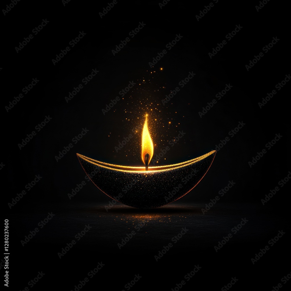 Festive Diwali Celebration with Props - Vector Greeting Card Design on Holiday Background Festive Diwali Celebration with Props - Vector Greeting Card Design on Holiday Background