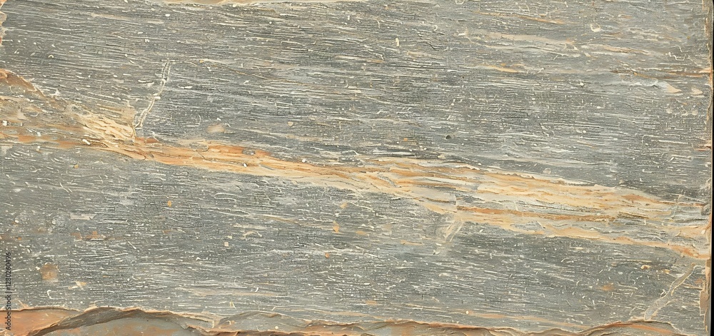 A close-up view of layered rock showcasing natural textures and colors.