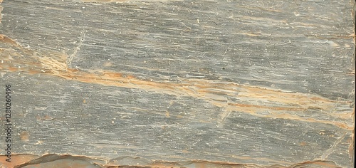 Obraz na płótnie A close-up view of layered rock showcasing natural textures and colors. w salonie