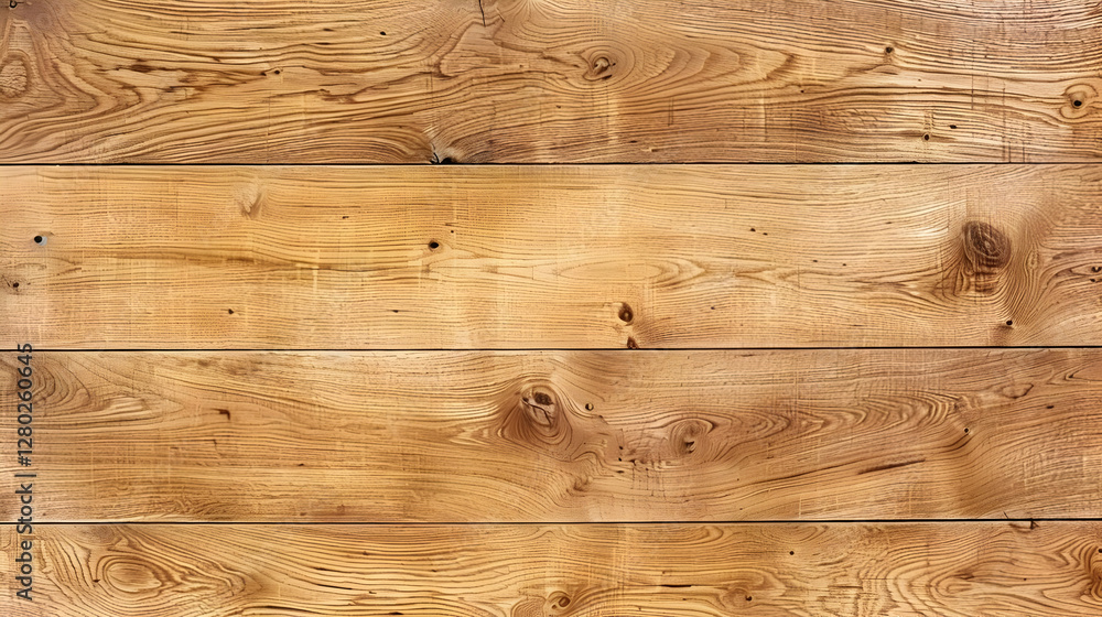 A close-up view of polished wooden planks, showcasing natural grain and texture.