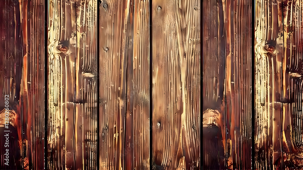 A close-up view of rustic wooden planks with a weathered texture.