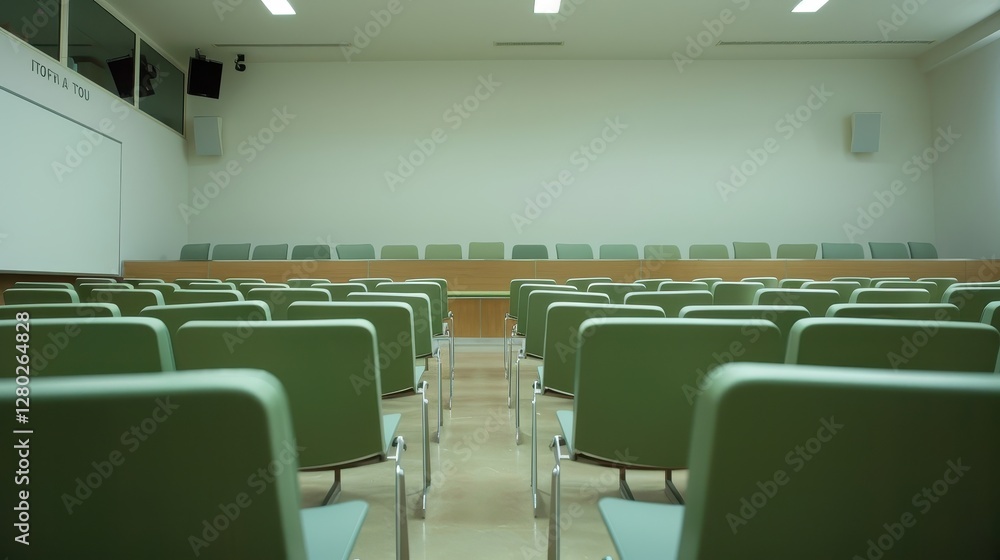 Empty Classroom Set Up for Upcoming Classes and Seminars Empty Classroom Set Up for Upcoming Classes and Seminars