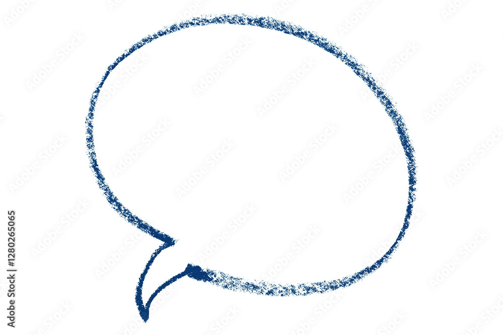 Separate blue speech bubbles on transparent background. Separate blue speech bubbles on transparent background.