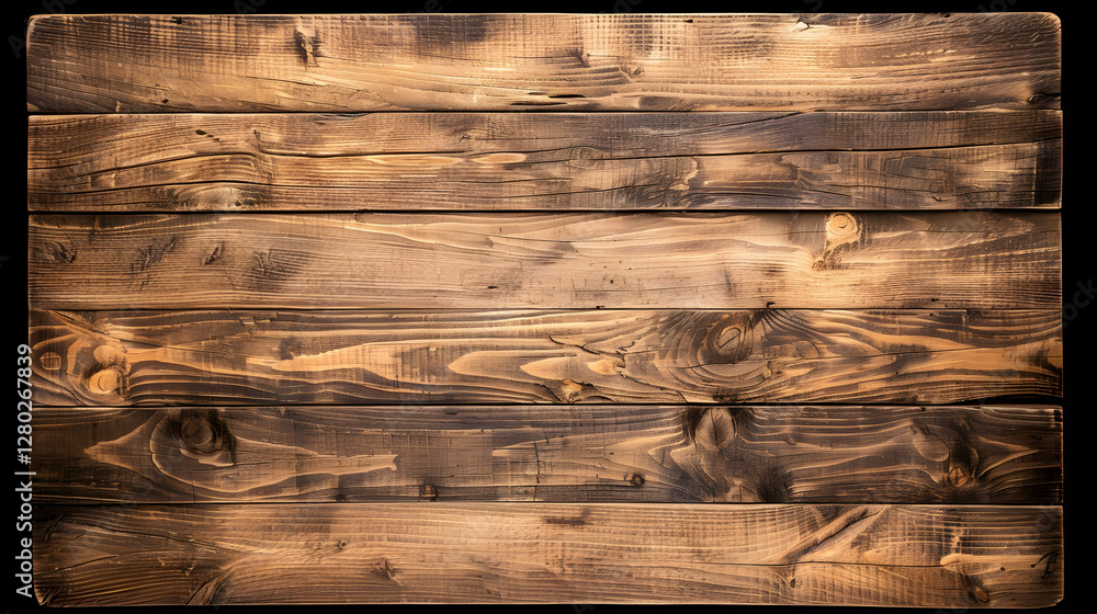 Naklejka premium A close-up view of a textured wooden surface with a warm finish.