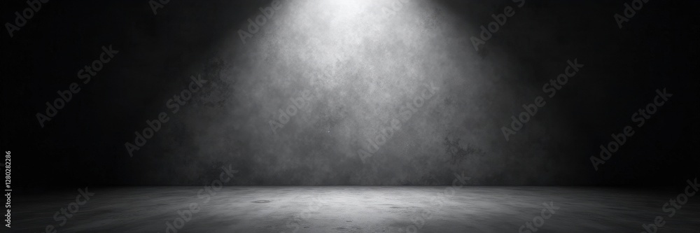 Grainy monochrome backdrop with spotlight effect Smooth grey to black transition , background, monochrome, black and white Grainy monochrome backdrop with spotlight effect Smooth grey to black transition , background, monochrome, black and white