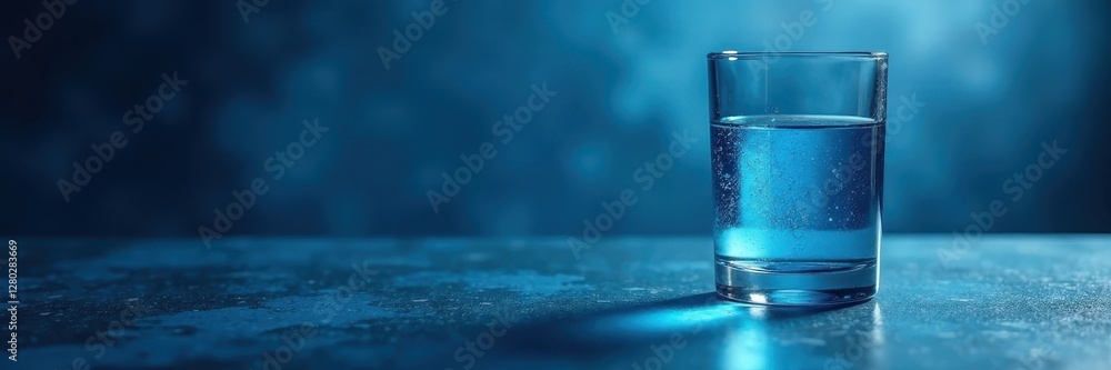 Deep blue glass, textured surface, subtle light reflections, surface, sapphire, uneven Deep blue glass, textured surface, subtle light reflections, surface, sapphire, uneven