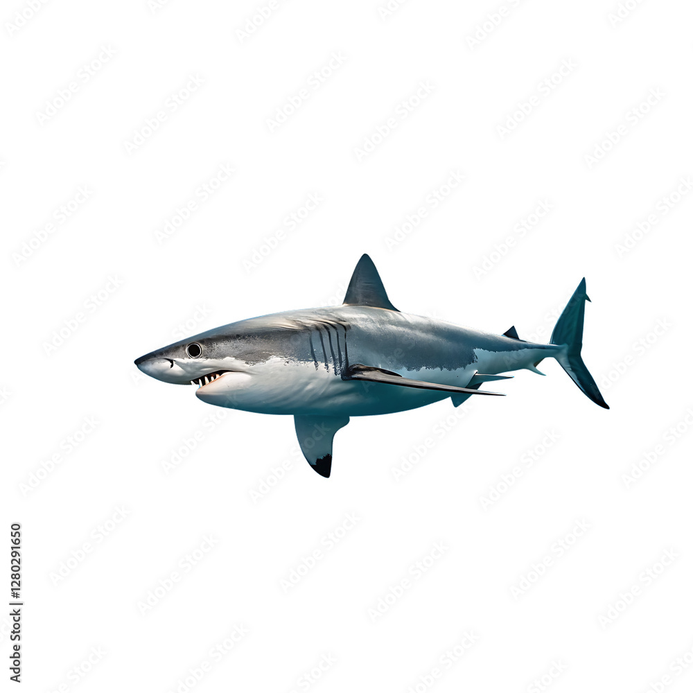 shark isolated on white shark isolated on white