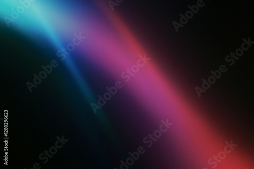 Cyberpunk Nightclub with Holographic Lights, Laser Beams, and Rainbow Overlay – Retro Futuristic Design, Long Exposure, Glowing Effects, No People, Youth Culture Inspired
