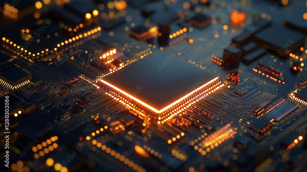Obraz premium Exploring quantum computing and cryptography methods in futuristic cybersecurity technology ai integration and qkd systems