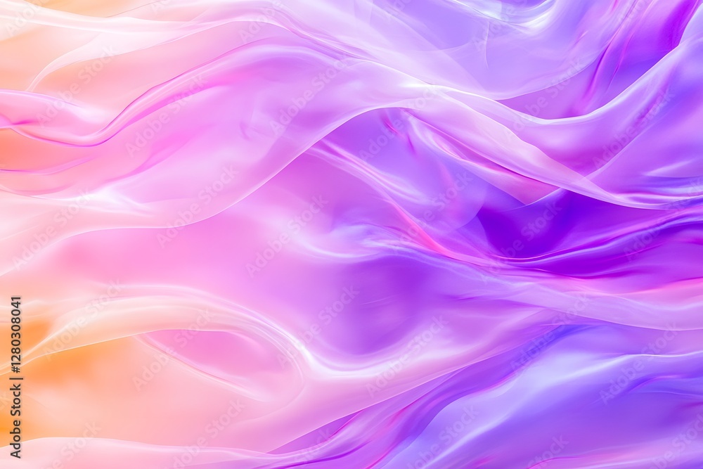 Abstract flowing fabric in soft pastel colors creating a serene background for design use Abstract flowing fabric in soft pastel colors creating a serene background for design use