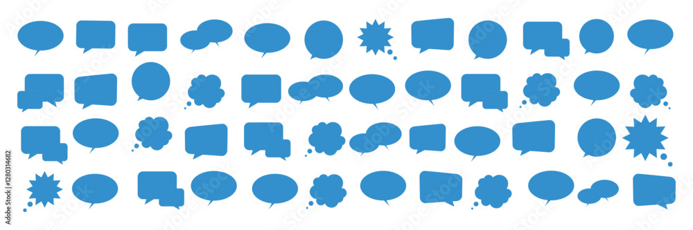 Chat Bubble icon set. Chat bubbles vector illustration. Chat Bubble icon set. Chat bubbles vector illustration.