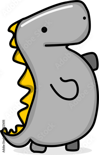 Ilustración de un dinosaurio