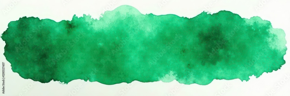 Deep emerald watercolor stains, mottled effect, background, deep Deep emerald watercolor stains, mottled effect, background, deep