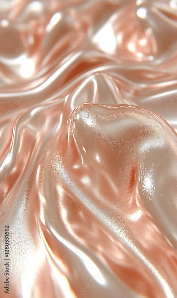 Luxurious Peach Silk Drape Abstract Background Texture Luxurious Peach Silk Drape Abstract Background Texture