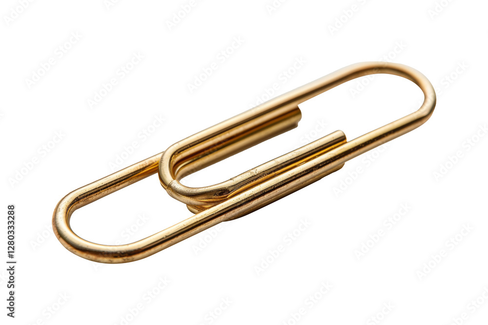 Paper clip isolated on transparent background. Paper clip isolated on transparent background.