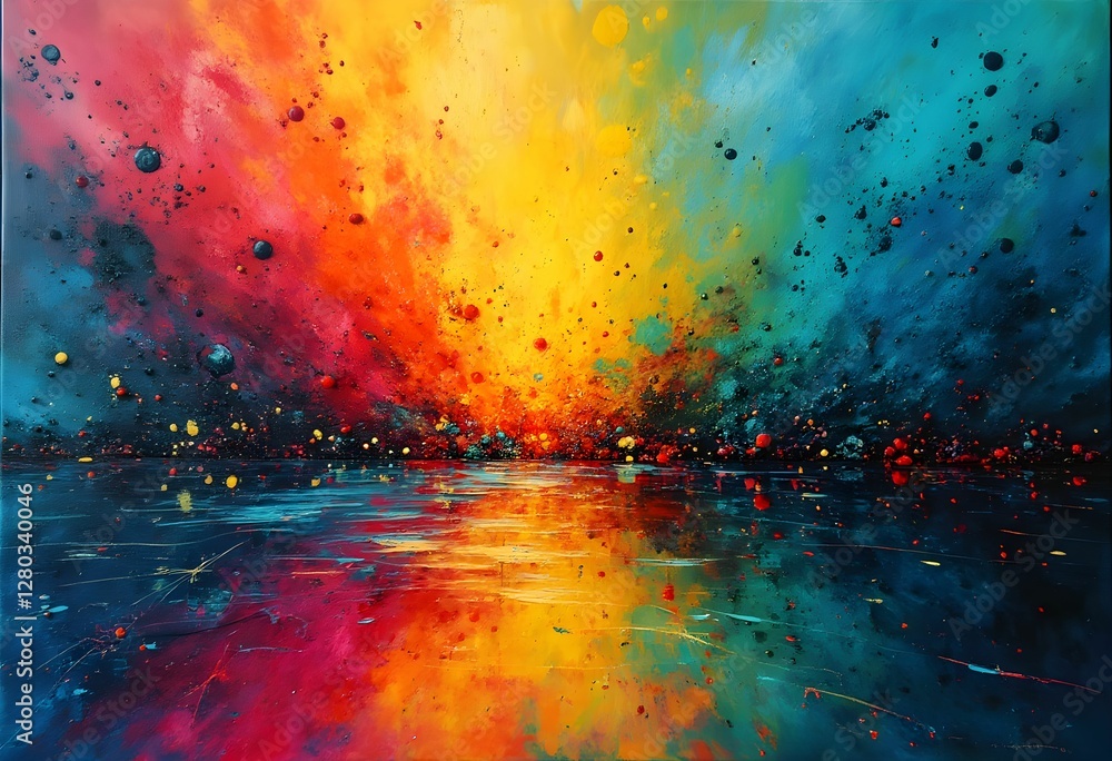 Fototapeta premium Vivid Visions: A Symphony of Color