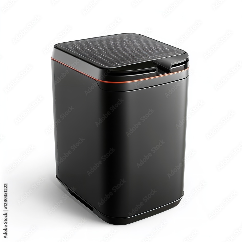Modern Trash Can with Sleek Design and Automatic Lid Modern Trash Can with Sleek Design and Automatic Lid
