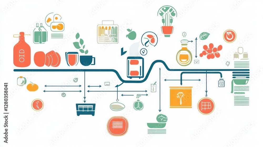 Infographic: The Journey of Food From Farm to Table Infographic: The Journey of Food From Farm to Table