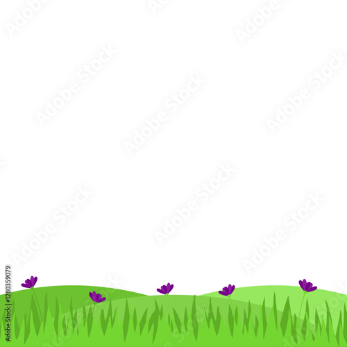 Spring Greenfield Landcape