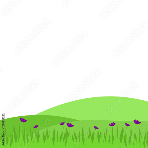 Spring Greenfield Landcape