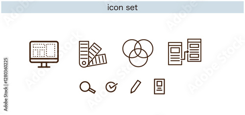 Webdesign workflow icons Pixel perfect. Design, Graphic, responsive,ビジネス, アイコン, 検索, 分析, マーケティング　お問い合わせアイコンセット, 通販, コンサルティング, マーケター, ￥, 鉛筆, スマホ, ボイスレコーダー, チェックマーク, ググる, グラフ, 線グラフ, 業績, ベクター, ウェブ, サイン, イ