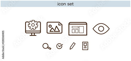 Webdesign workflow icons Pixel perfect. Design, Graphic, responsive,ビジネス, アイコン, 検索, 分析, マーケティング　お問い合わせアイコンセット, 通販, コンサルティング, マーケター, ￥, 鉛筆, スマホ, ボイスレコーダー, チェックマーク, ググる, グラフ, 線グラフ, 業績, ベクター, ウェブ, サイン, イ