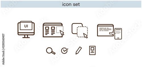 Webdesign workflow icons Pixel perfect. Design, Graphic, responsive,ビジネス, アイコン, 検索, 分析, マーケティング　お問い合わせアイコンセット, 通販, コンサルティング, マーケター, ￥, 鉛筆, スマホ, ボイスレコーダー, チェックマーク, ググる, グラフ, 線グラフ, 業績, ベクター, ウェブ, サイン, イ