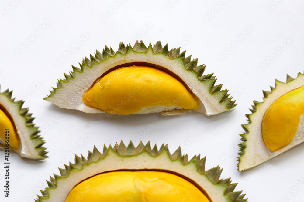 Fotografie Ripe durian fruit, Thai tropical fruit