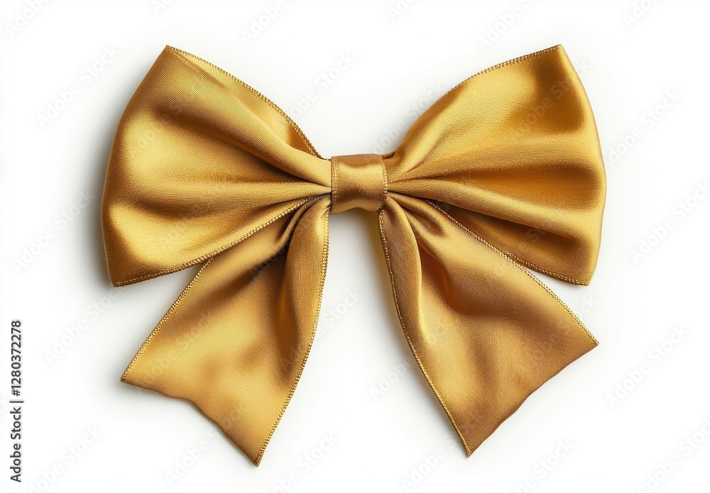 Elegant golden satin bow for gift wrapping, decorations, crafts, and personalized occasions, adding a touch of luxury and charm to any presentation. Elegant golden satin bow for gift wrapping, decorations, crafts, and personalized occasions, adding a touch of luxury and charm to any presentation.