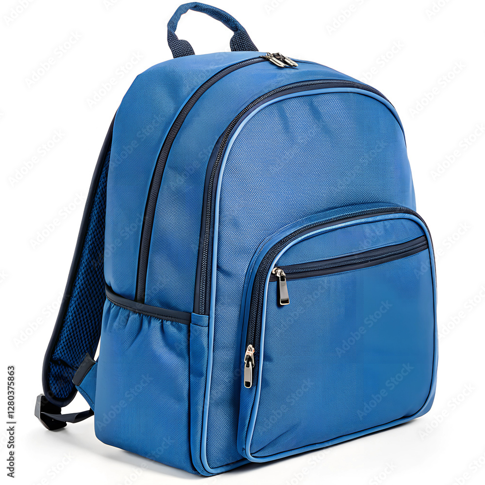 Fototapeta premium Blue backpack