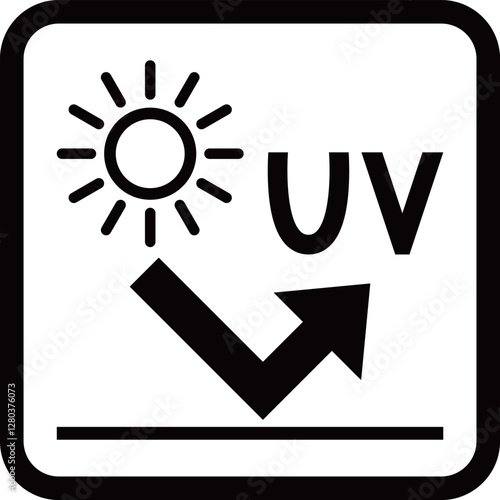 UVカットのアイコンイラスト