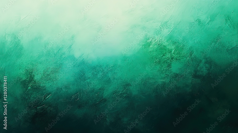 Obraz premium A soft, abstract gradient featuring various shades of green, creating a calming and serene atmosphere.