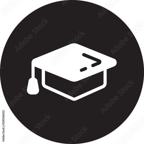 Mortarboard  glyph icon