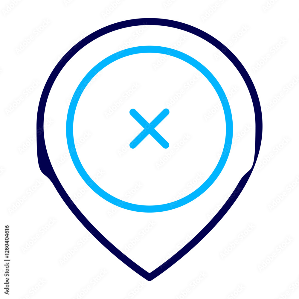 Close Placeholder Outline Color icon Close Placeholder Outline Color icon