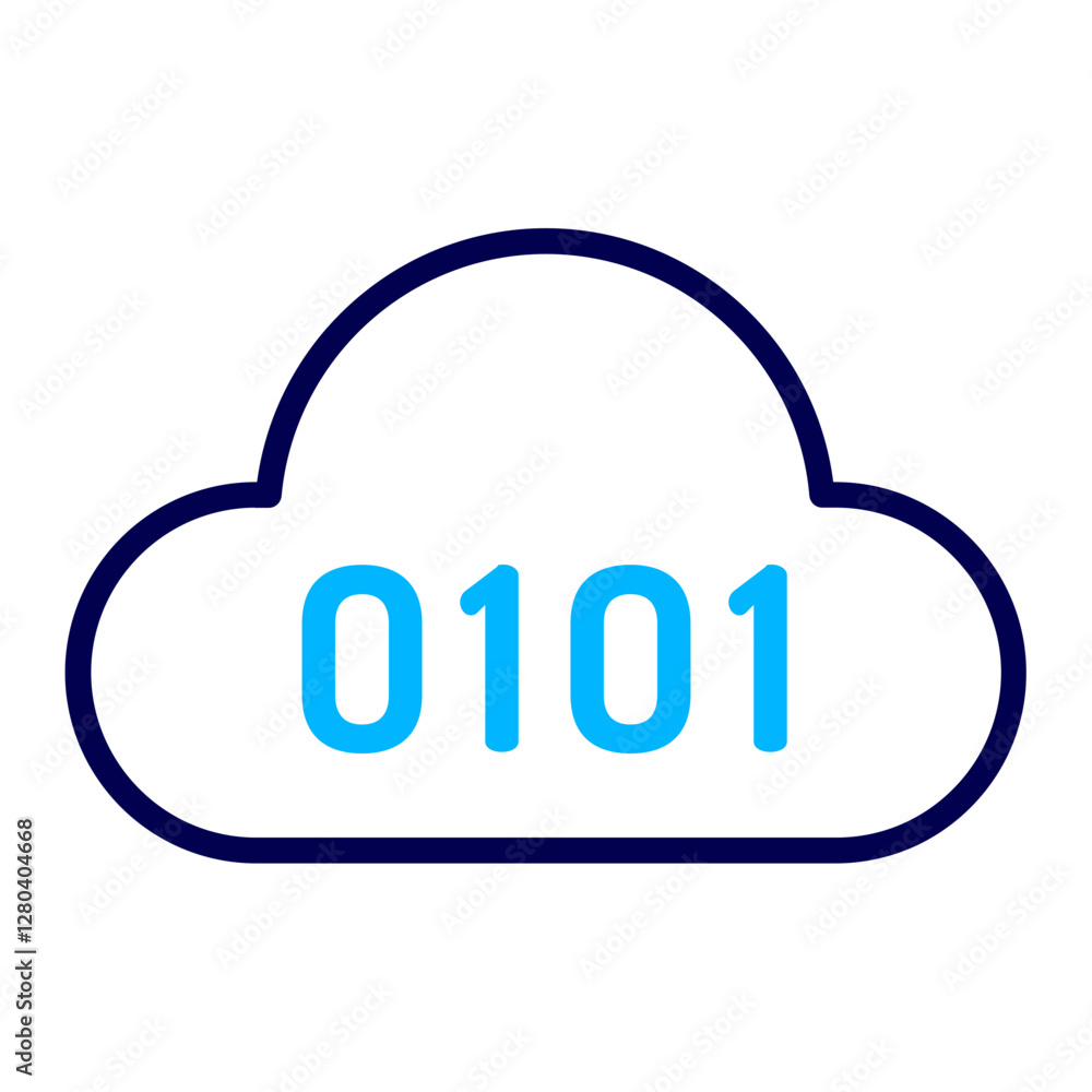 Cloud Code Outline Color icon Cloud Code Outline Color icon