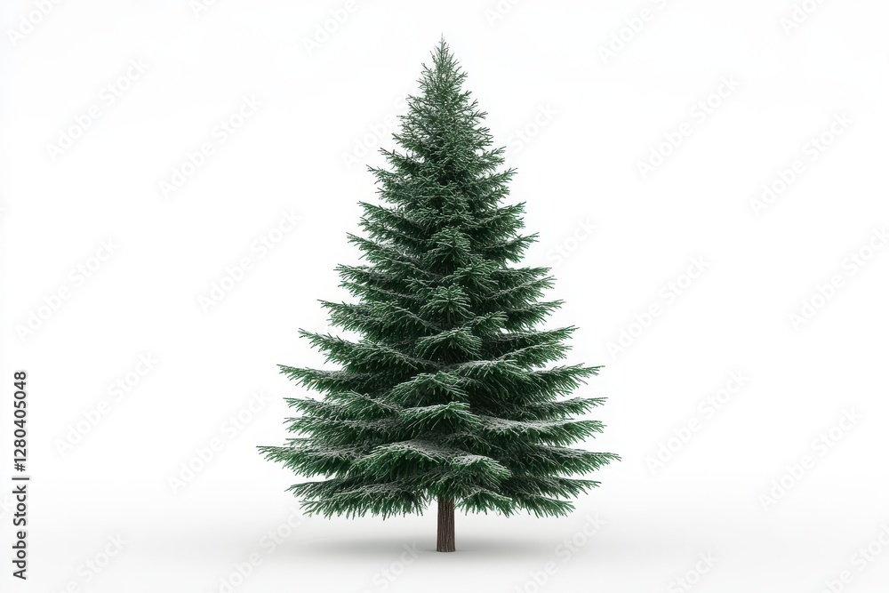 3D Douglas Fir Tree Isolated and White Background 3D Douglas Fir Tree Isolated and White Background